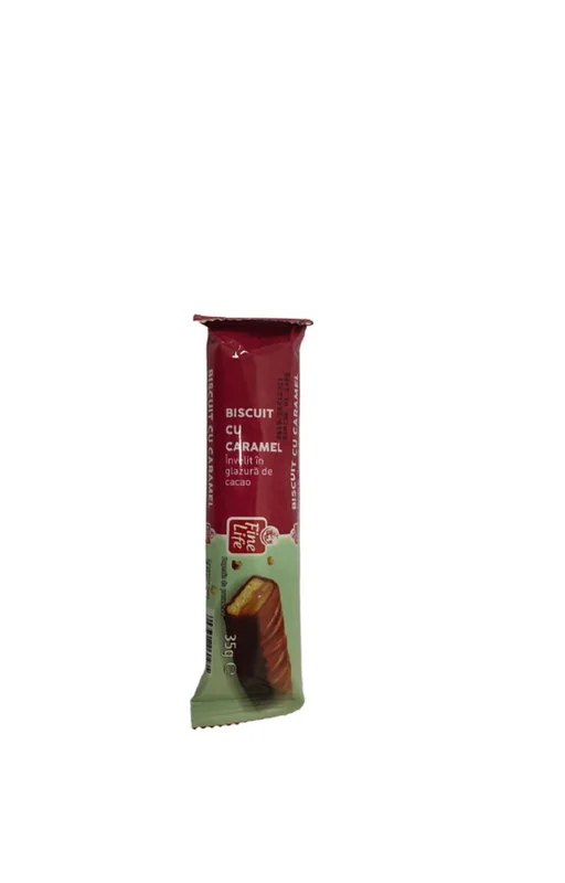 FINE LIFE Life Biscuite Caramel Glazura Cacao 24x35g