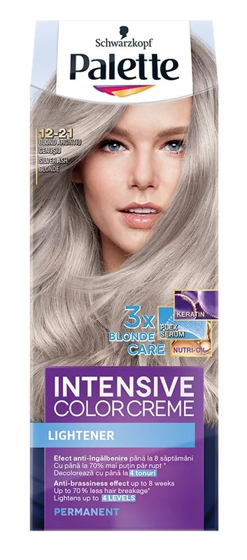 PALETTE Intensive Color Creme Decolorant Par Nuanta Blond Cenusiu 110ml