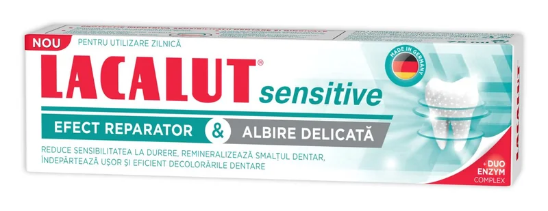 LACALUT Sensitive Pasta Dinti Efect Albire 75ml