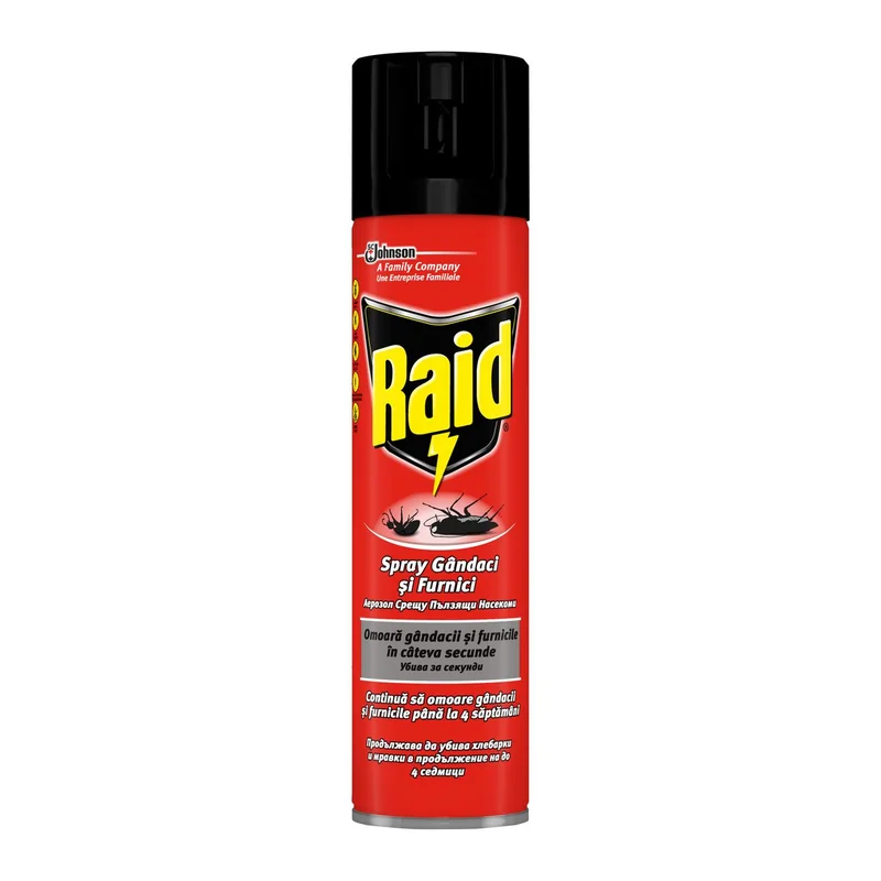 RAID Spray Impotriva Insectelor Taratoare 400ml