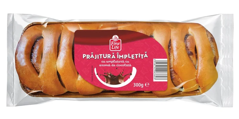 FINE LIFE Life Prajitura Impletita Ciocolata 300g
