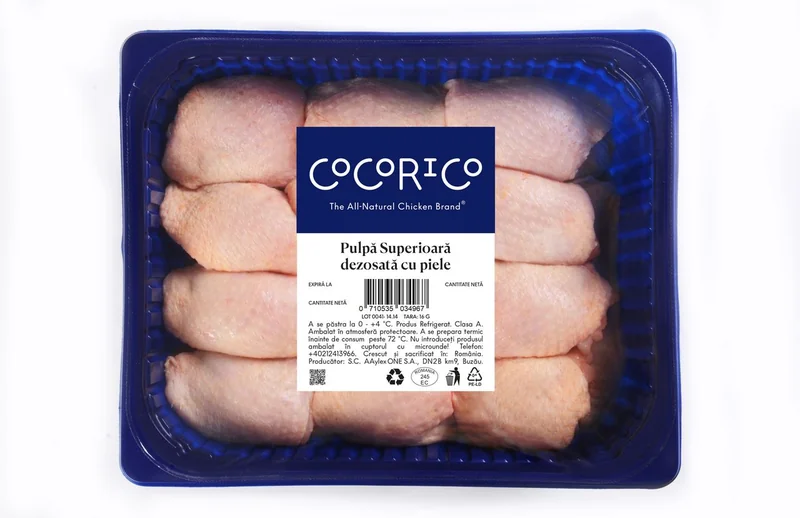 COCORICO Pulpe Pui Superioare Gastro Dezosate Piele Fara_os Pulpa Cu_piele Pasare 1000g