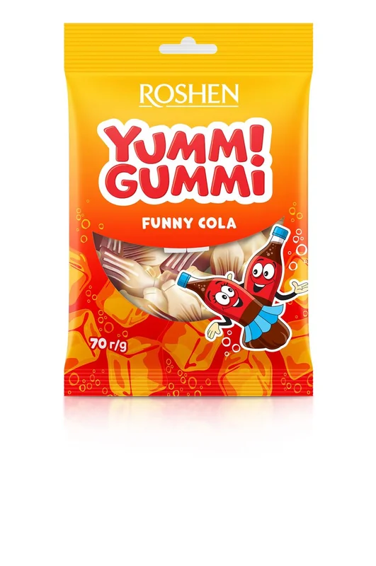 ROSHEN Yummi Gummi Jeleuri Suc Cola 70g