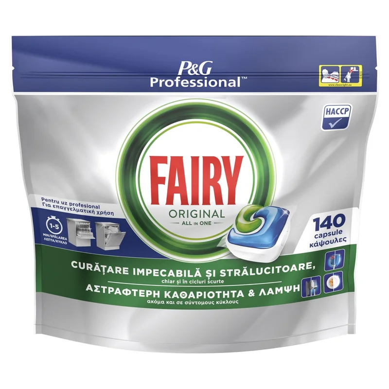 FAIRY PROFESSIONAL Professional All One Detergent Masina Spalat Vase Capsule 140buc