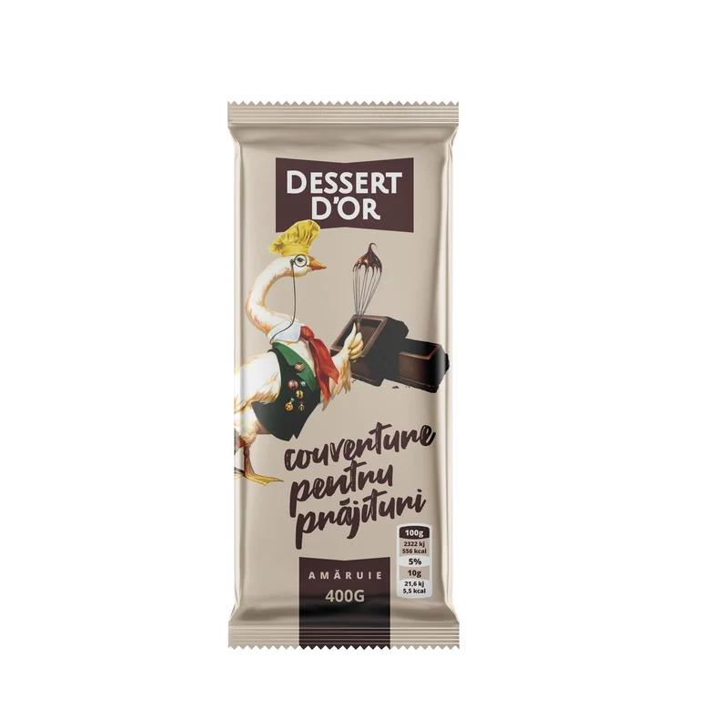 DESSERT D'OR Or Ciocolata Menaj Dark 400g