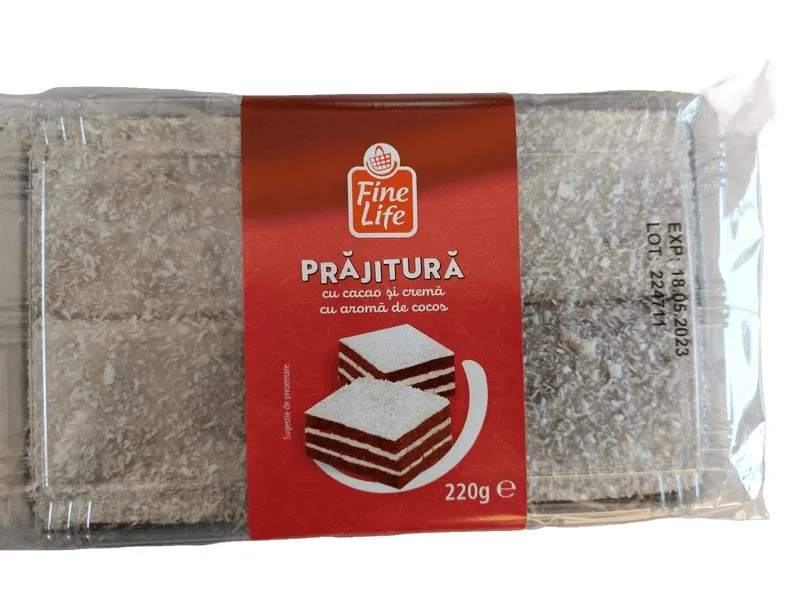 FINE LIFE Life Prajitura Cacao Cream Cocos 220g