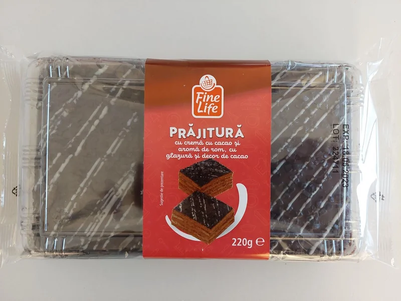 FINE LIFE Life Prajitura Cream Cacao Glazura Decor Rom 220g