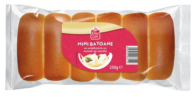 FINE LIFE Life Mini Batoane Vanilie 250g