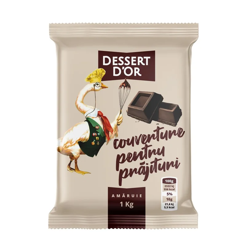 DESSERT D'OR Or Cuvertura Amaruie Prajituri 1000g