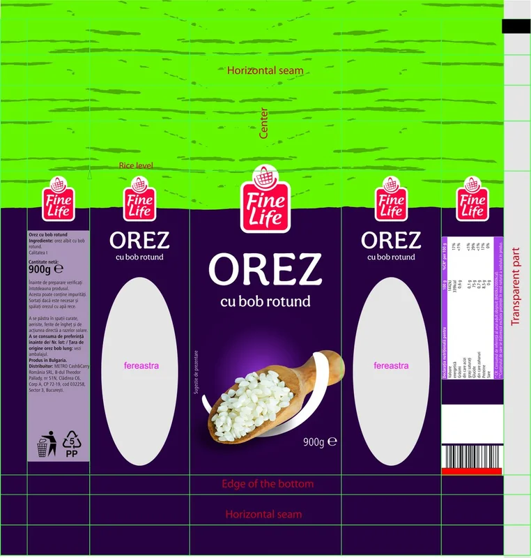 FINE LIFE Life Orez Bob Rotund 900g