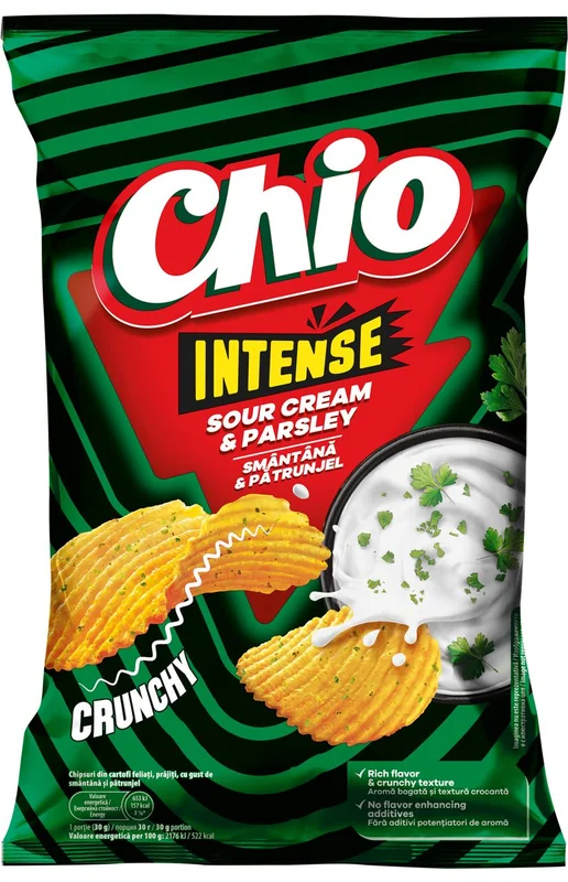 Chio Chips Intense Smantana Patrunjel 120g