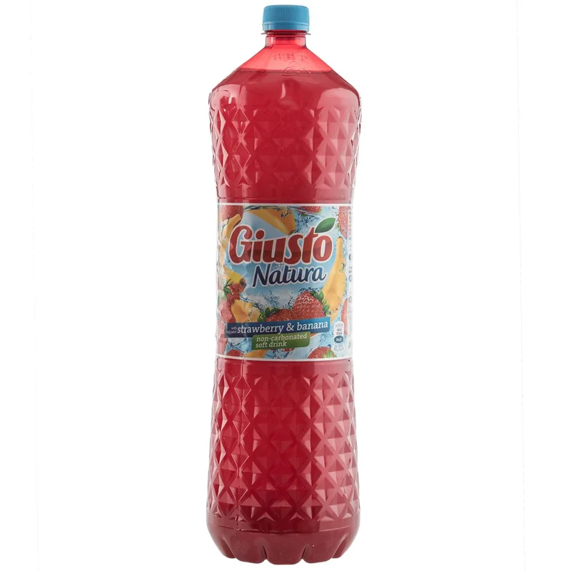 GIUSTO Natura Suc Banana Capsuni 4x2000ml