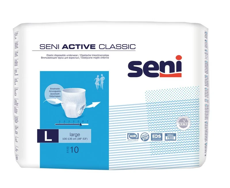 SENI Active Classic Large Scutece Chilot Adulti 10buc