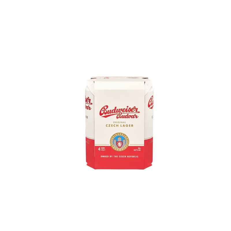 BUDWEISER BUDVAR Budvar Bere Blonda Doza 4x500ml