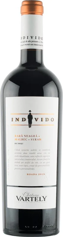 CHATEAU VARTELY Vartely Individo Rara Neagra Malbec Syrah Vin Rosu 750ml