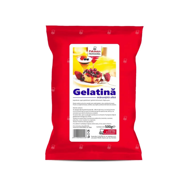 PAKMAYA PROFESIONAL Profesional Gelatina Maruntita 500g