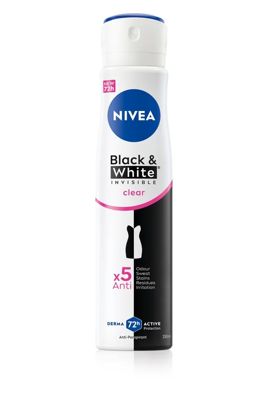 NIVEA Women Black White Clear Deodorant Spray 250ml