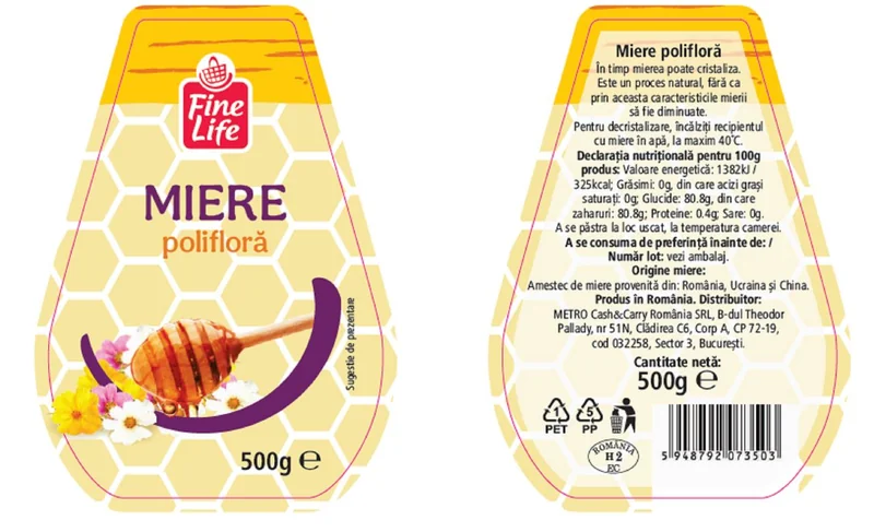 FINE LIFE Life Miere Poliflora Pet 500g