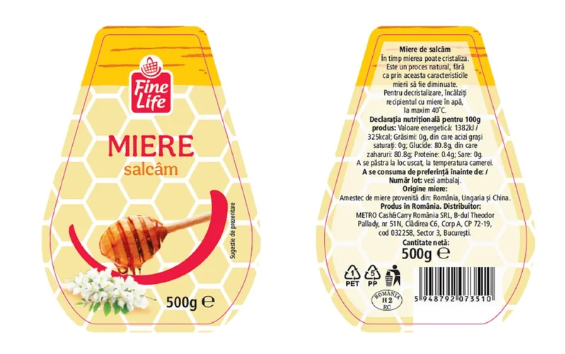 FINE LIFE Life Miere Salcam Pet 500g