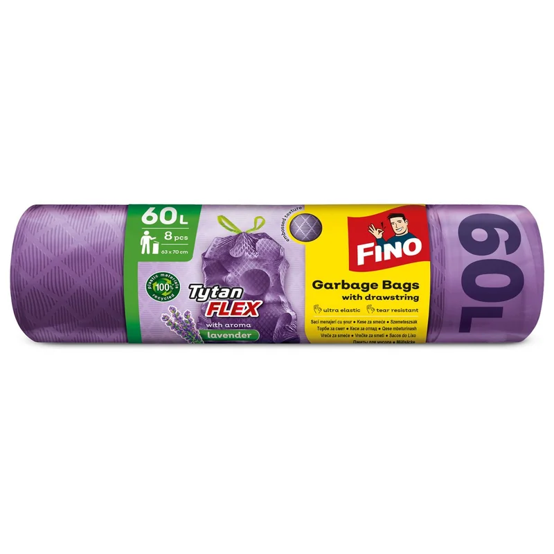 FINO Tytan Flex Lavanda Saci Menajeri Snur 8buc