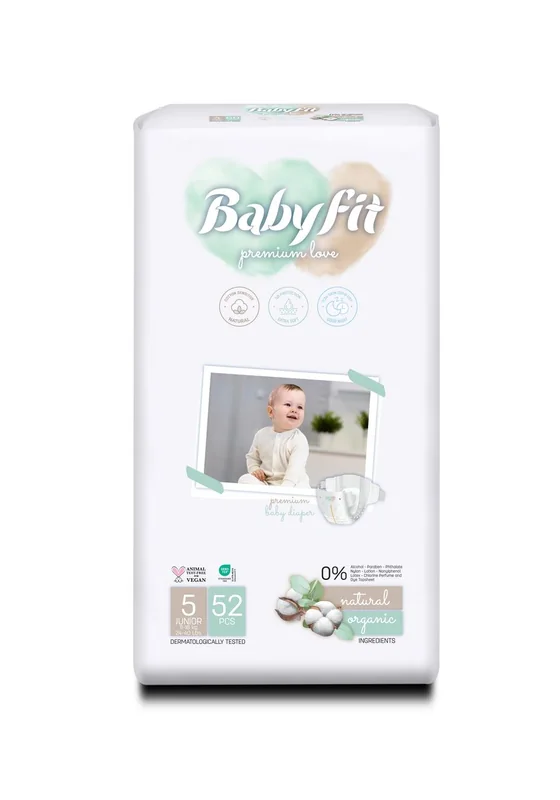 BABY FIT Fit Scutece Junior Numarul Baby Bebe 52buc