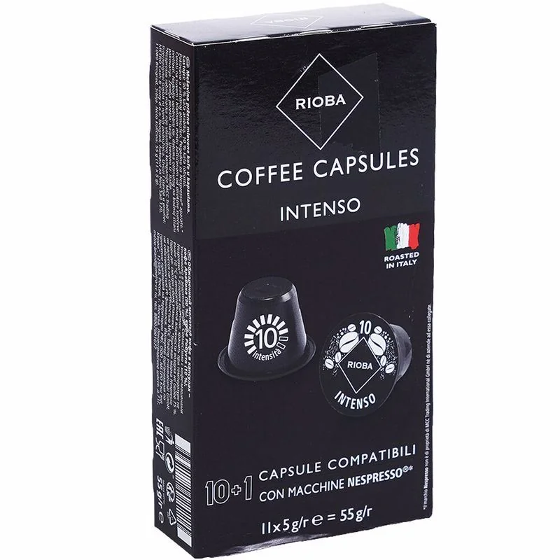 RIOBA Nespresso Intenso Cafea Capsule 55g