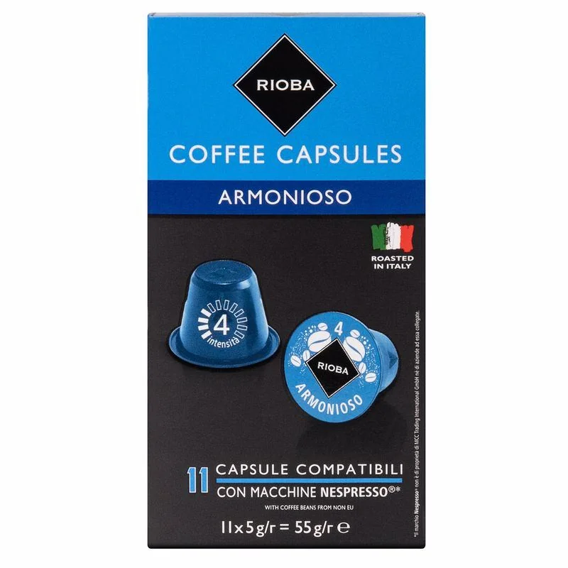 RIOBA Nespresso Armonioso Cafea Capsule 55g