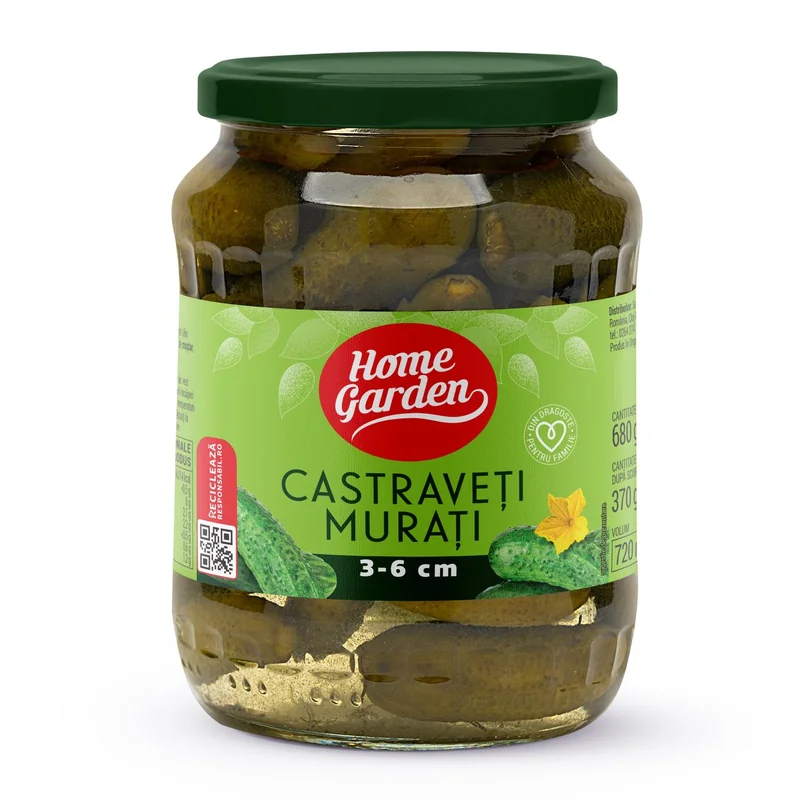 HOME GARDEN Castraveti Otet Cm 6cm 660g