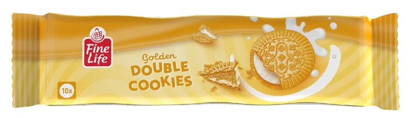 FINE LIFE Life Biscuiti Cream Vanilie 154g