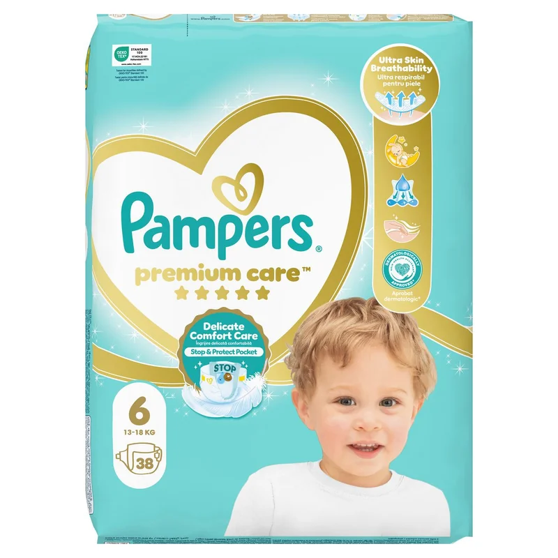 PAMPERS Premium Care Scutece Marimea 18000g