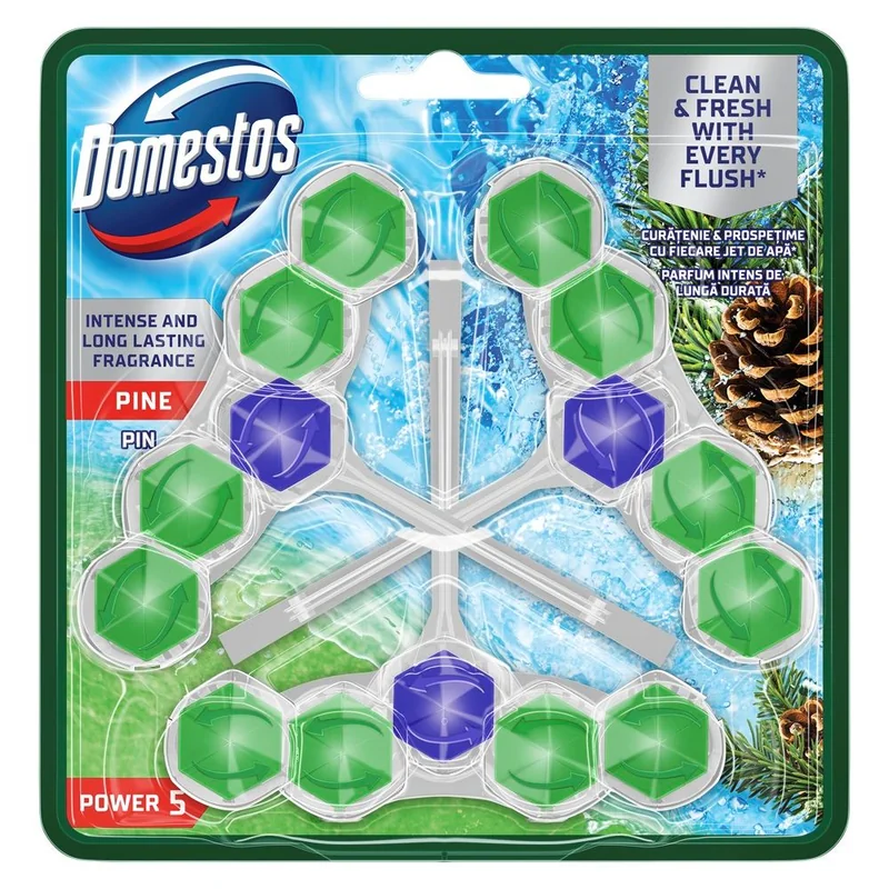 DOMESTOS 3 Odorizante Toaleta Pin 150g