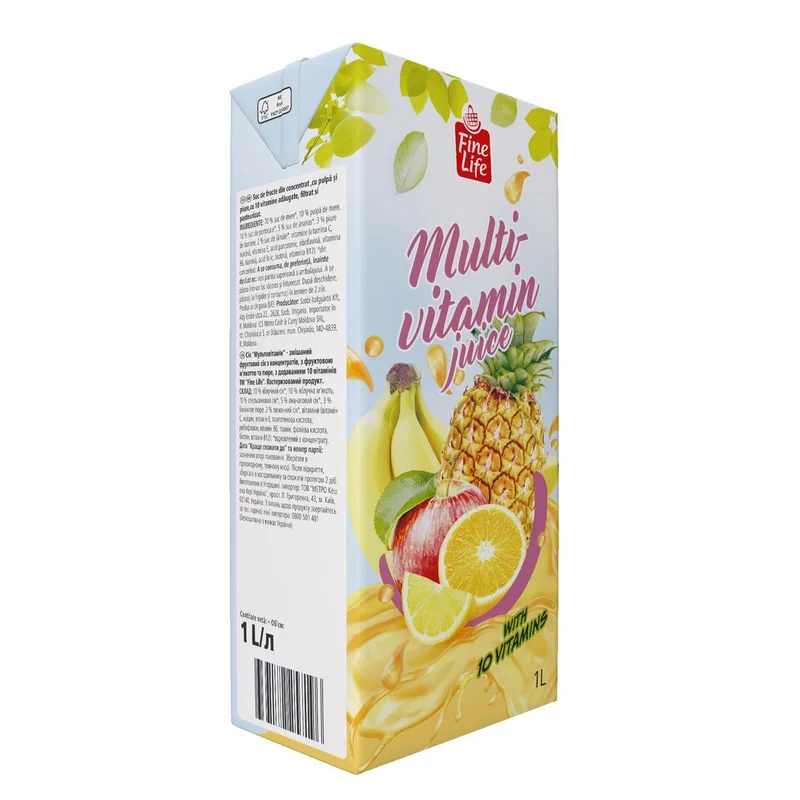 FINE LIFE Life Suc Multivitamine Tetra Pak 1000ml