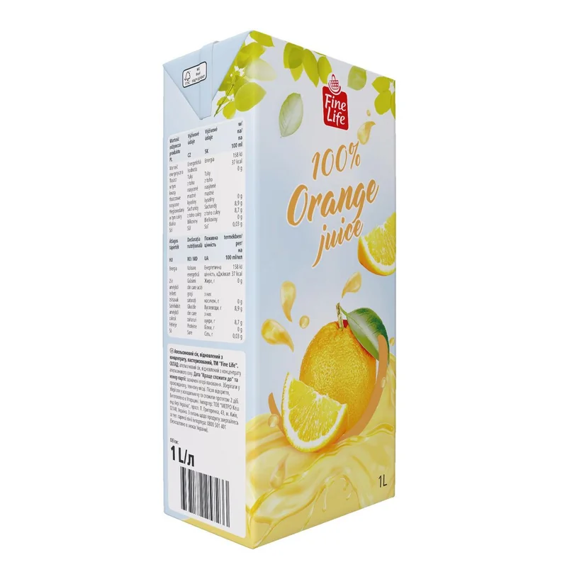 FINE LIFE Life Suc Portocale Tetra Pak 1000ml