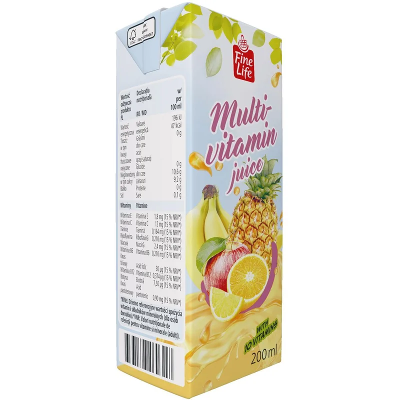 FINE LIFE Life Suc Multivitamine Tetra Pak 200ml