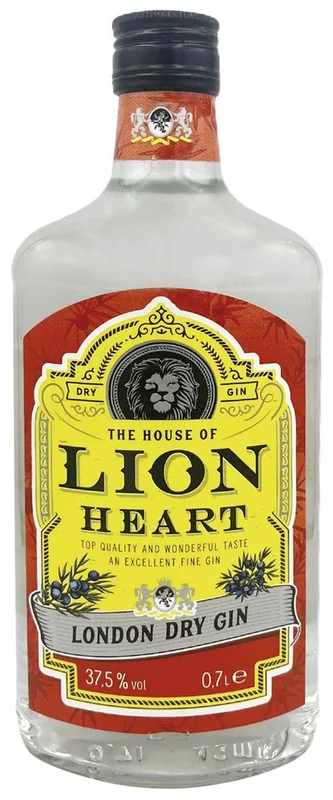 LION HEART Heart Dry Gin 37.5% 700ml