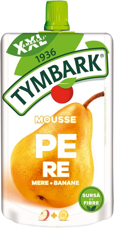 TYMBARK Mousse Pere Mere Banana 0% 10x200g