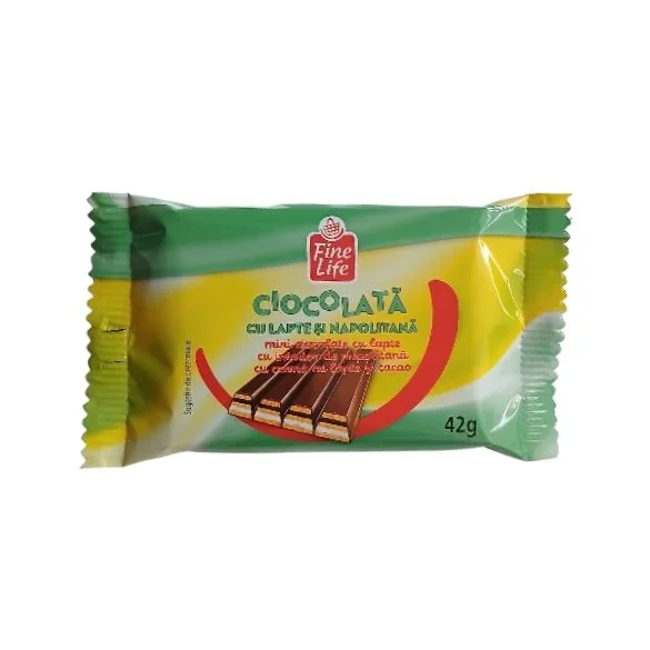 FINE LIFE Life Ciocolata Lapte Napolitana 42g