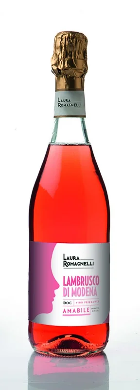 LAURA ROMAGNELLI Romagnelli Lambrusco Romagne Vin Spumant Rose Demidulce 750ml