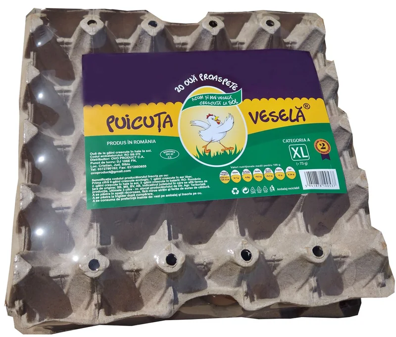 PUICUTA VESELA Oua Marimea XL 20buc