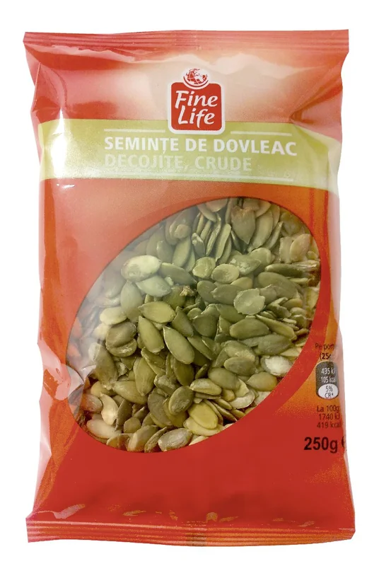 FINE LIFE Life Seminte Dovleac Decojite Crude 250g