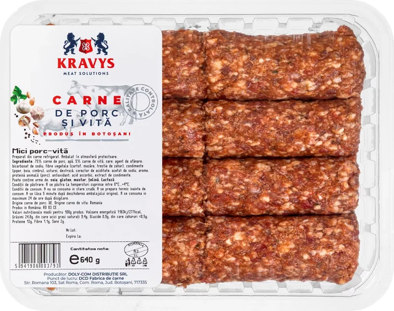Kravys Mici Porc Vita 640g